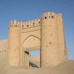 The fortified walls and gates in Bukhara